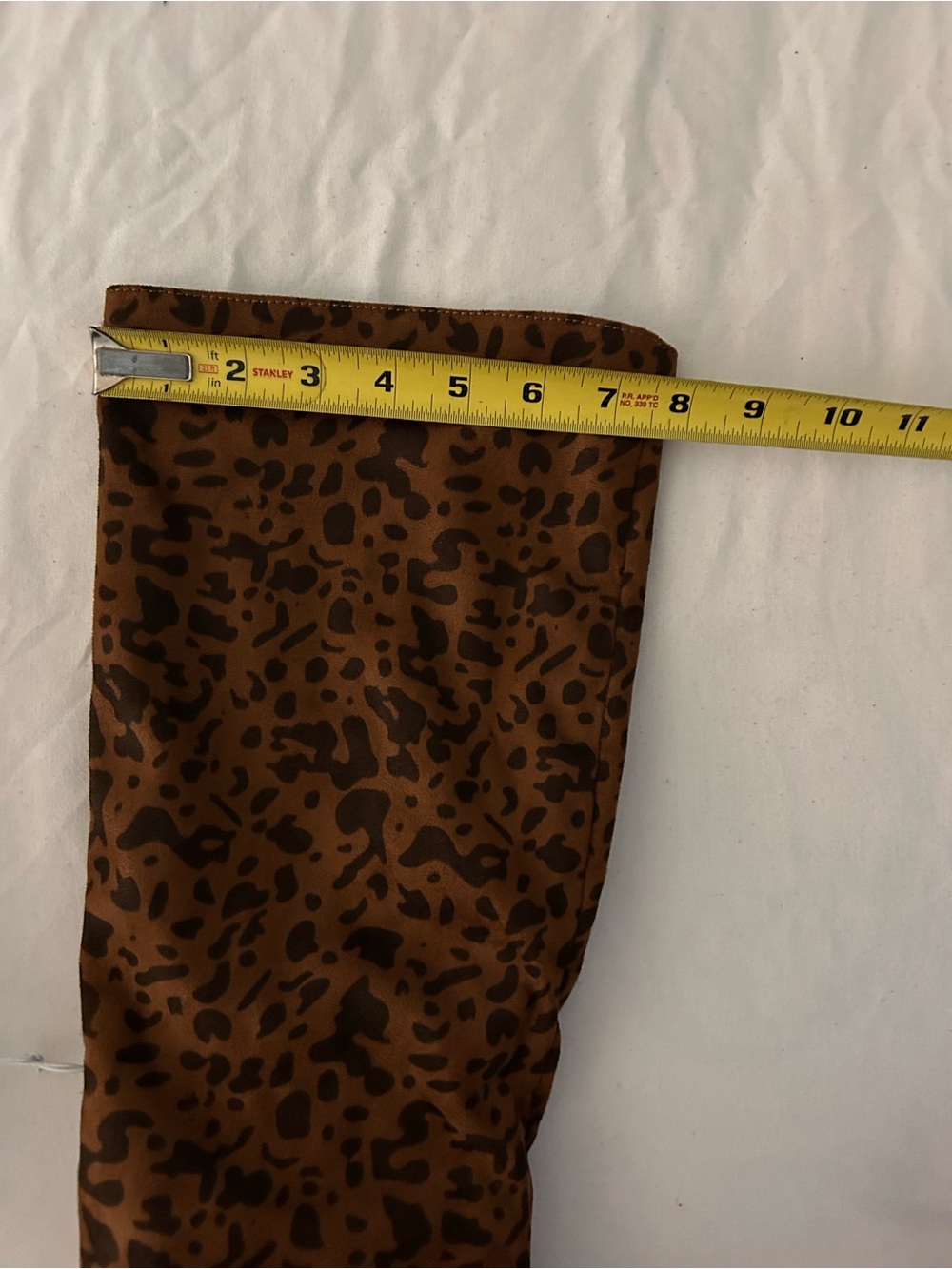 NWT! a new day Brown Leopard-Print Knee Boots - Picture 8 of 9